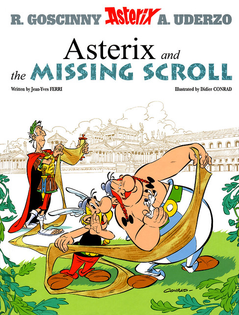 המדף הז’אנרי: Asterix and the Missing Scroll. הספר ה-36 של אסטריקס