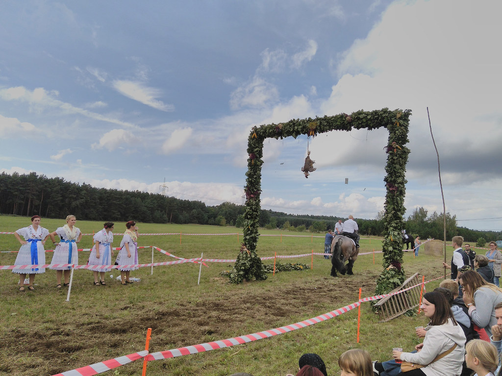 competition in a weding village