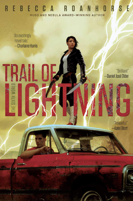 כריכת הספר trail of lightning