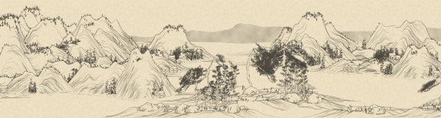 ציור נוף סיני