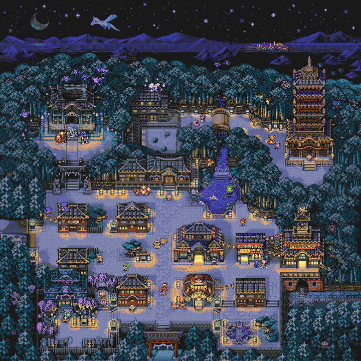 עיר פיקסלים מבט מלמעלה