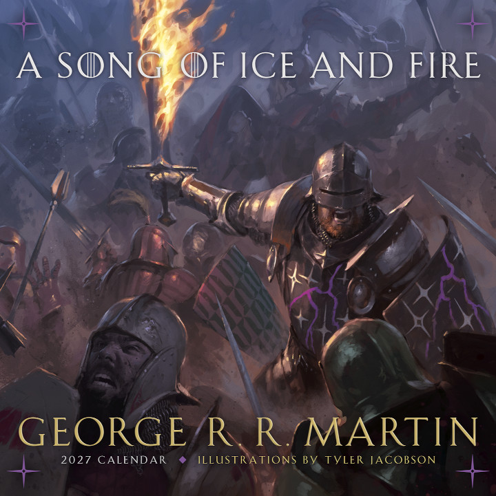 קרב המוני בהשתתפות אבירים עם חרבות בוערות